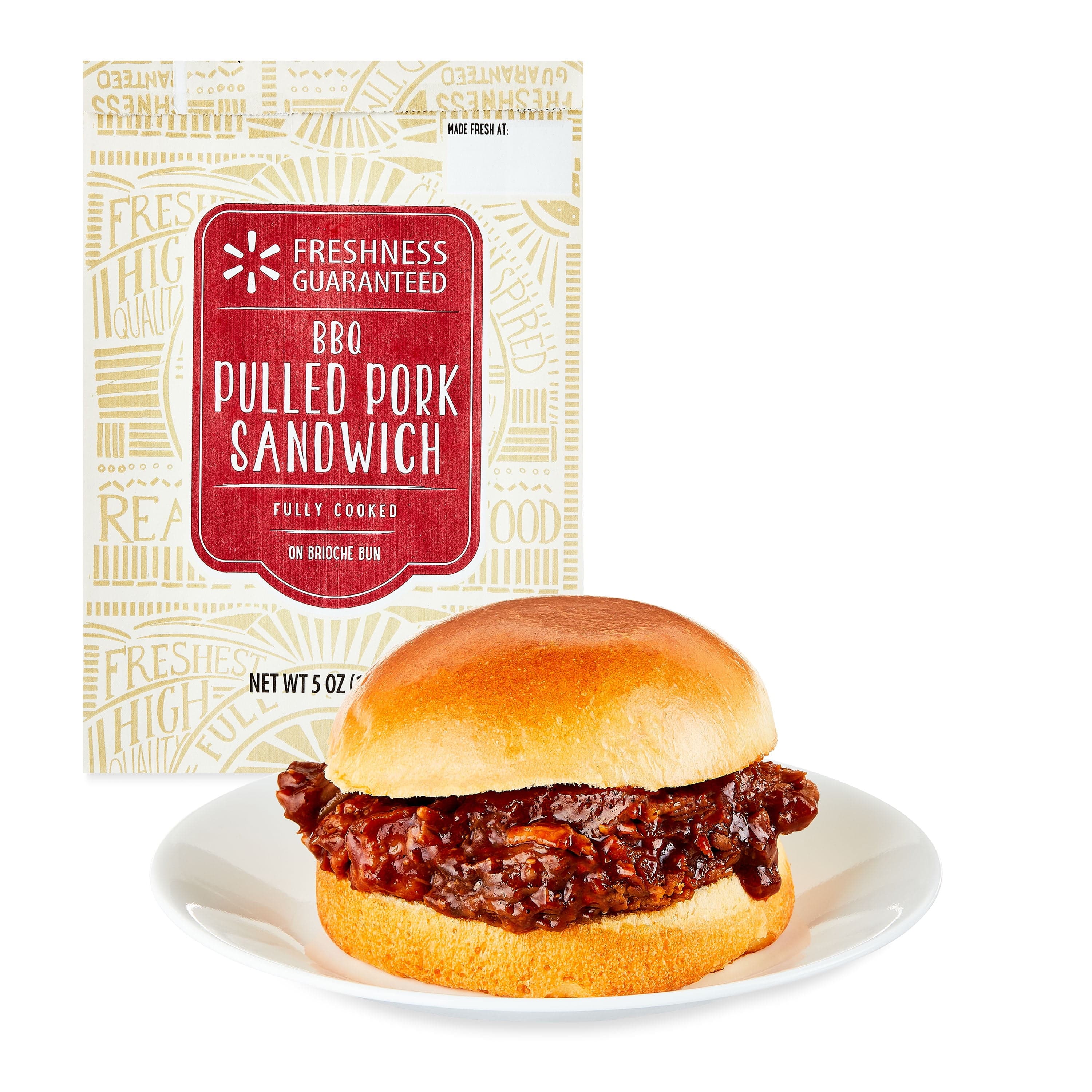 Freshness Guaranteed BBQ Pulled Pork Sandwich