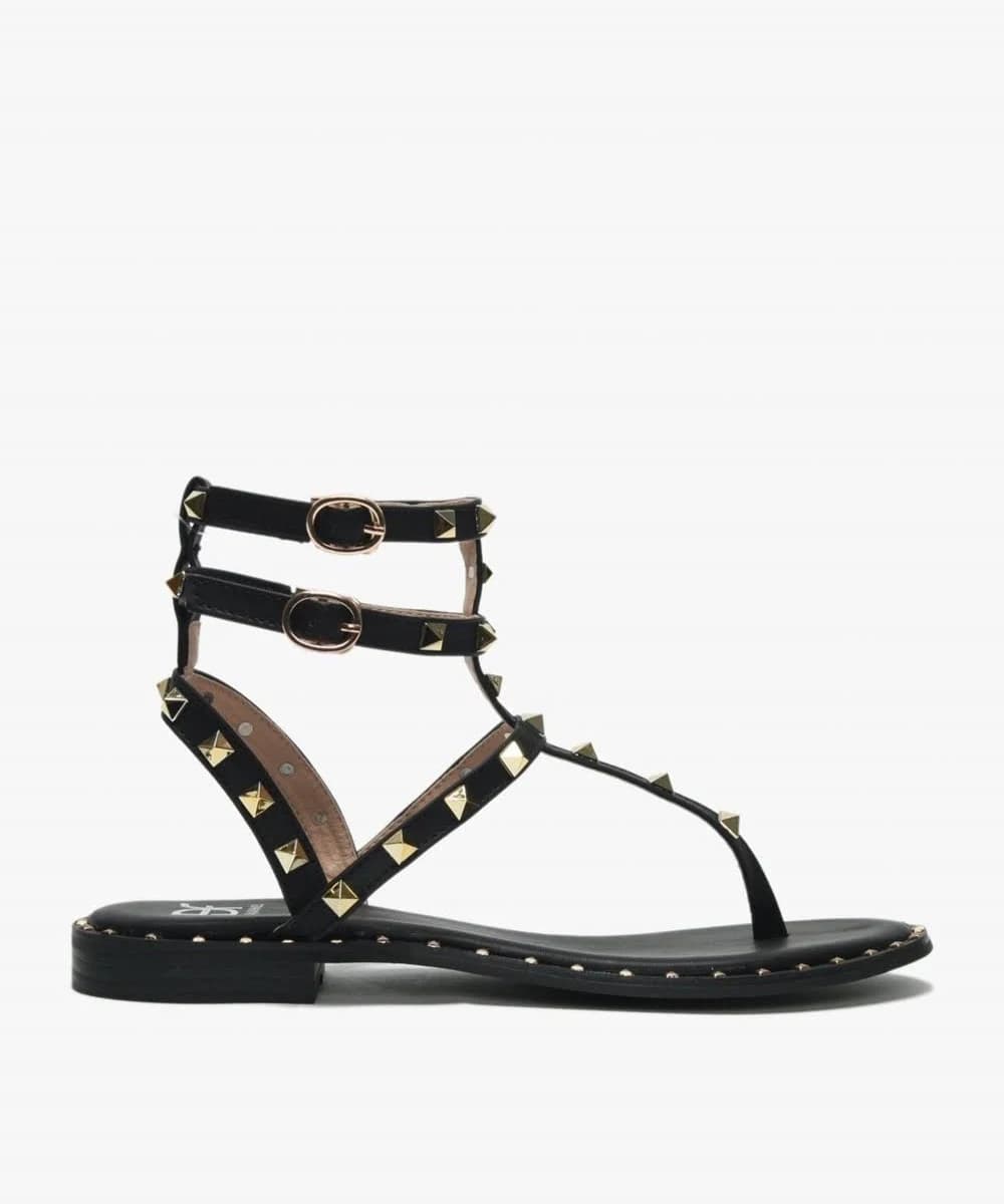 Daniel Cube Square Studded Gladiator Sandals