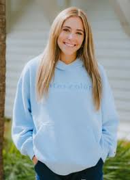 Blue Reverse Fleece Hoodie – The WaterColor Store