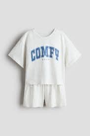 Cotton pyjamas - Pink/Love - Kids | H&M IE