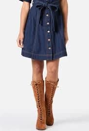 Knee High Lace Up Boots