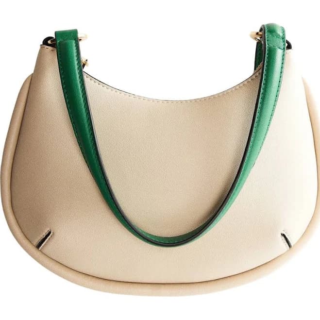 MANGO Women's Leather-Effect Hobo Bag