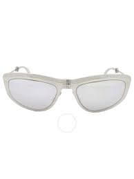 Givenchy Givenchy Silver Mirror Cat Eye Ladies Sunglasses GV40029U 16C 57 | jomashop | REVERSIBLE