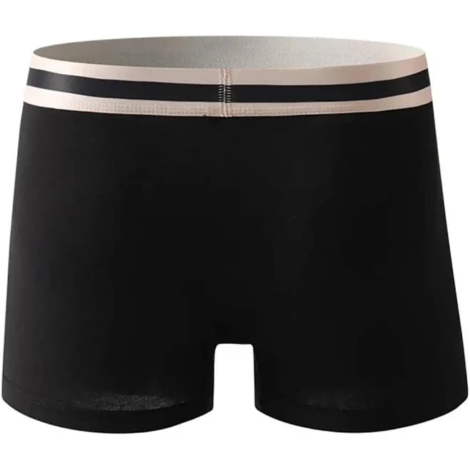 Men's Striped Cotton Boxer Briefs