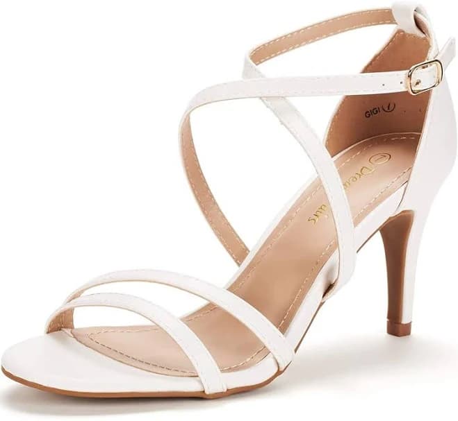 Dream Pairs Criss Cross Stiletto Pump Heels