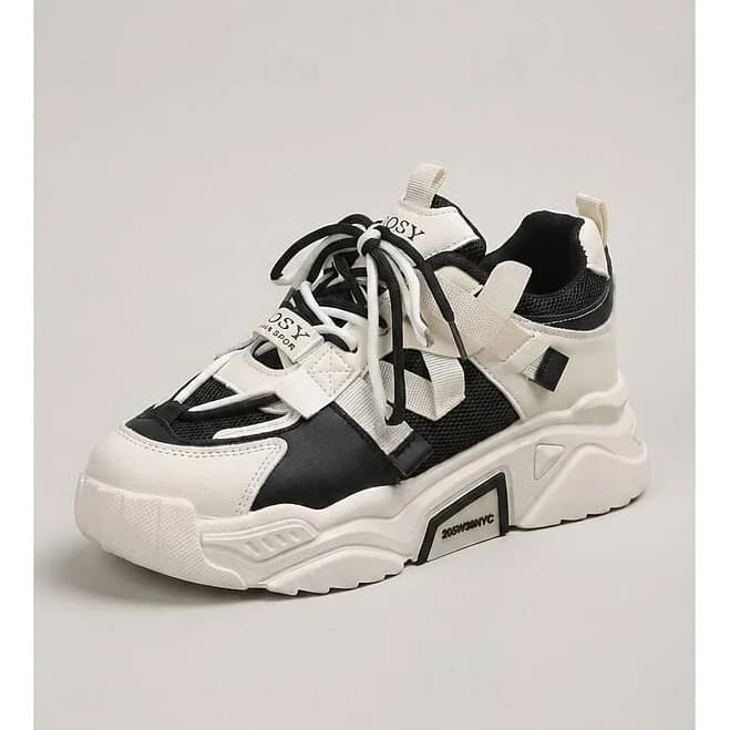 Women's Chunky Platform Breathable Mesh Sneakers