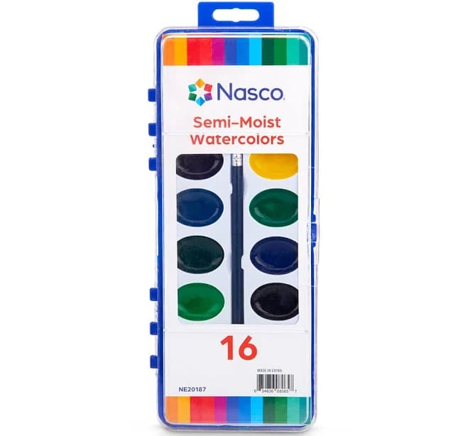 Nasco Semi-Moist Watercolor Sets