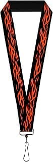 Buckle-Down Lanyard-1.0"-Flame Orange