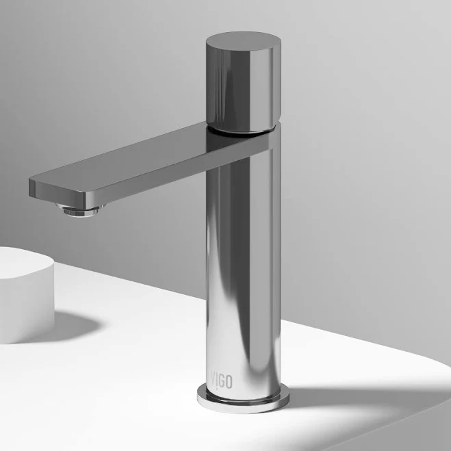 Vigo Halsey Single Handle Single-Hole Bathroom Faucet