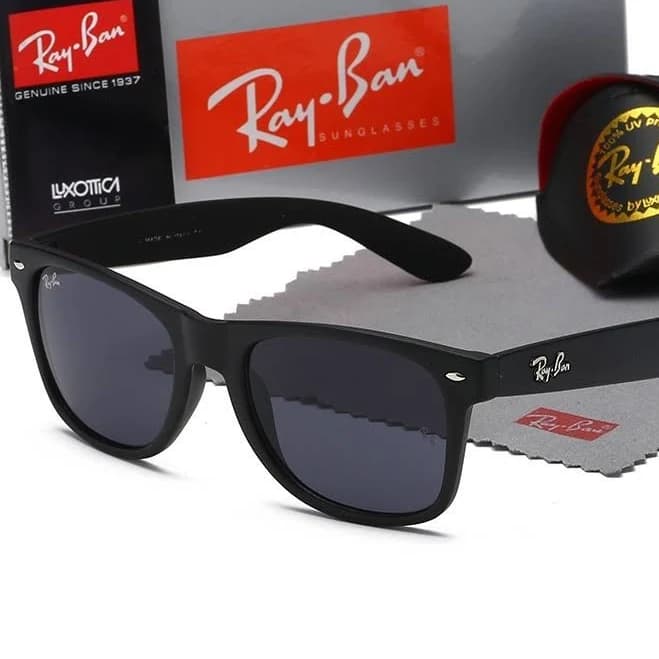 Ray-ban Rb2140 Wayfarer Classic Sunglasses Black Frame Gray Lenses