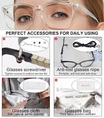 Amazon.com: MARE AZZURO Computer Reading Glasses Women Blue Light Blocking Readers 0 1.0 1.25 1.5 1.75 2.0 2.25 2.5 2.75 3.0 3.5 4.0 5.0 6.0 (Transparent, 1.00) : Health & Household