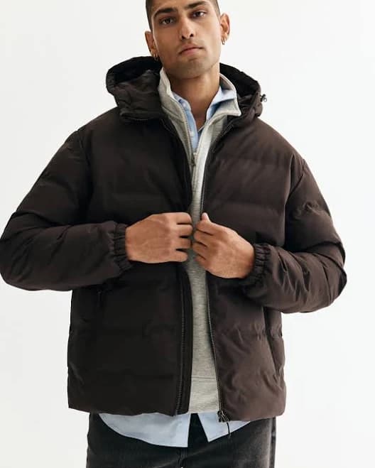 H&M Men's Regular-Fit Water-Repellent Puffer Jacket