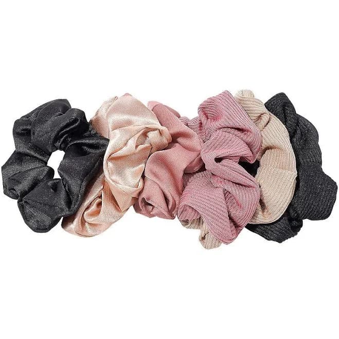 Emberly 5-pack Mulit-Color Scrunchie Set, Multi