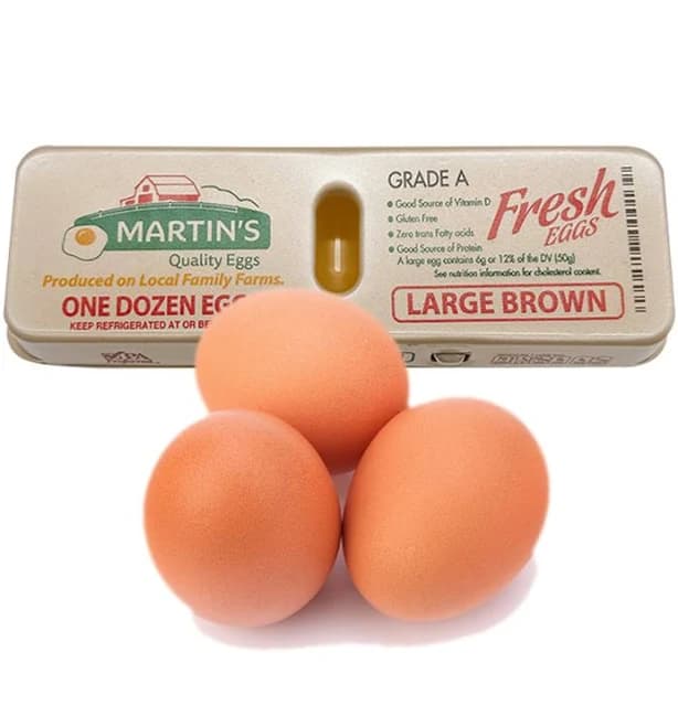 Martin`s Grade A Large Brown Egg 12 pcs/box