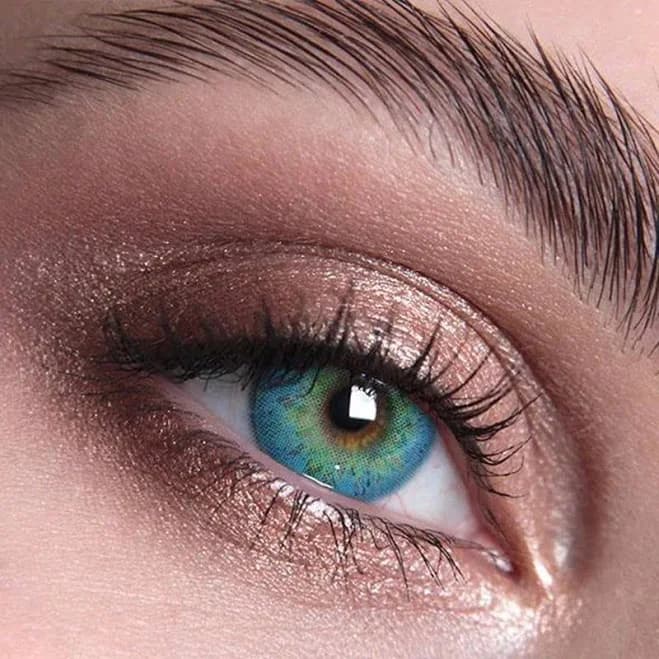 Unicoeye Russian Blue Prescription Contact Lenses