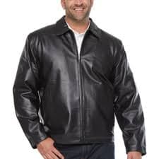 Vintage Leather Mens Leather Midweight Jacket - JCPenney
