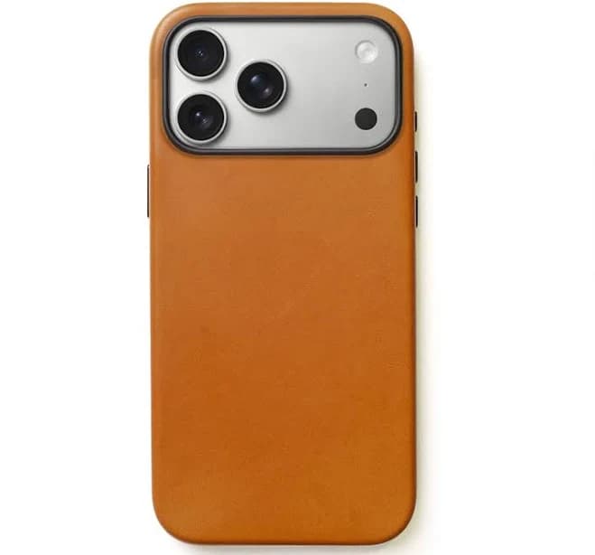 Andar The Aspen iPhone 17 Pro Max Slim Full-Grain Leather Case with Built-In MagSafe & Camera Control Button