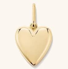 Mejuri 14K Gold Vermeil Puffy Heart Charm
