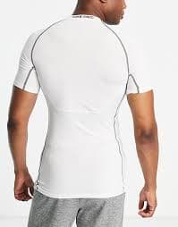 Nike Pro Training base layer t-shirt in white | ASOS