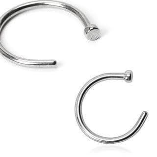 Stainless Nose Hoop 20g