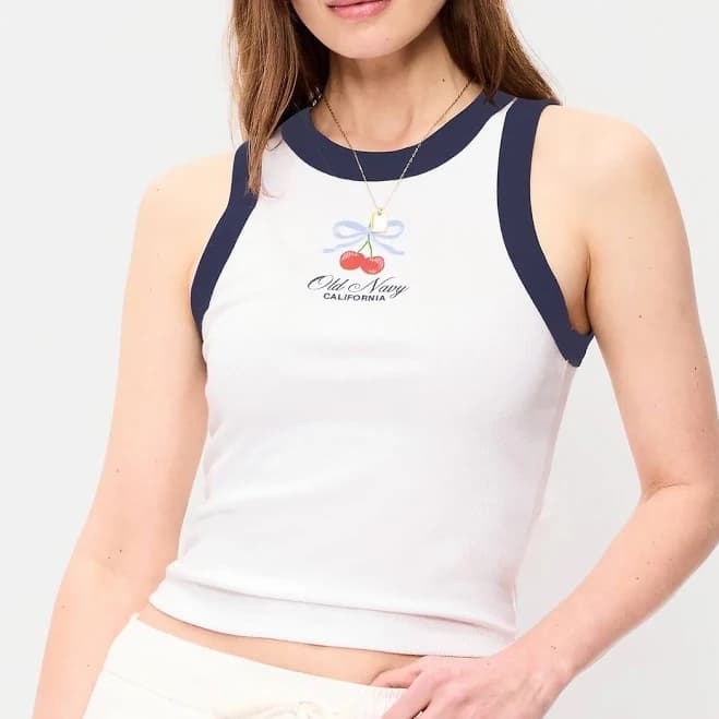 Old Navy Women's Snug Crop Tank Top