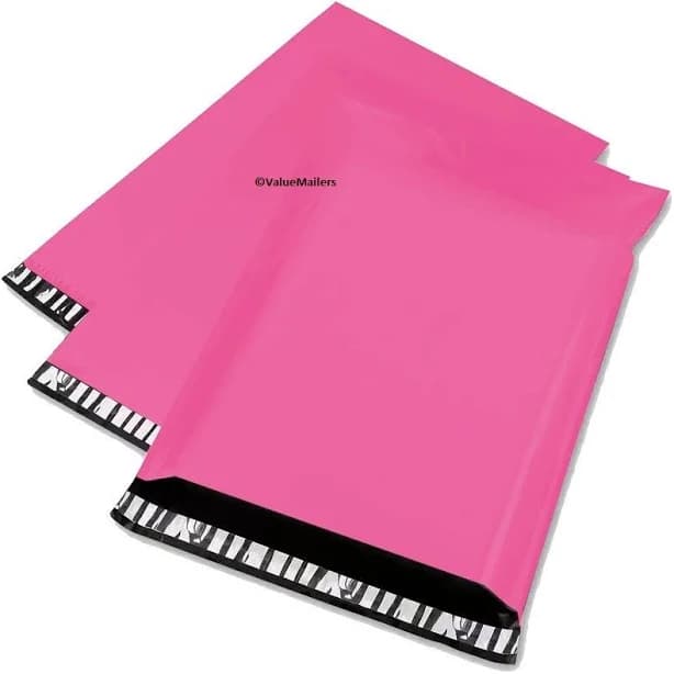 Bags 100 - 5x7 Hot Pink Premium Quality Poly Mailers Shipping Bag