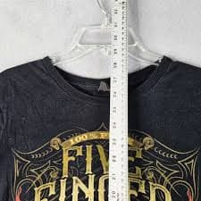 Five Finger Death Punch Shirt Mens Extra Large Black 2005 Heavy Metal Band tee | eBay
