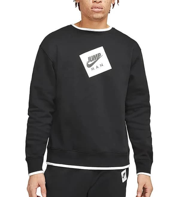 Jordan Jumpman Classics Fleece Men Black Sweatshirt Cv2370-010