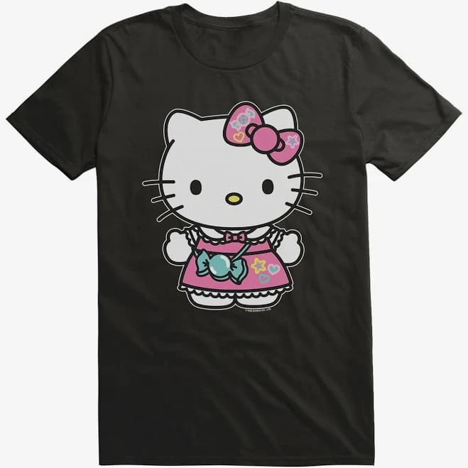 Hello Kitty Sugar Rush Candy Purse Graphic T-Shirt