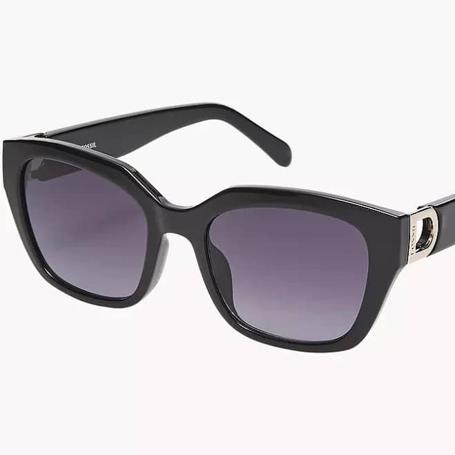 Fossil Women's Noor Cat Eye Sunglasses - Black
