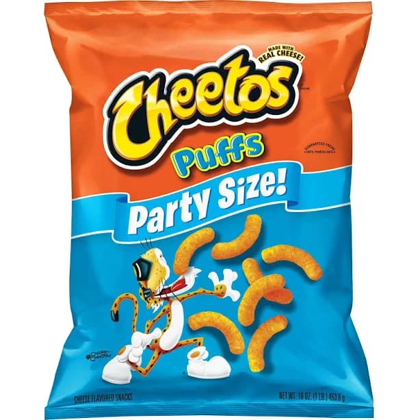 Cheetos Puffs Cheese Flavored Party Size Snacks