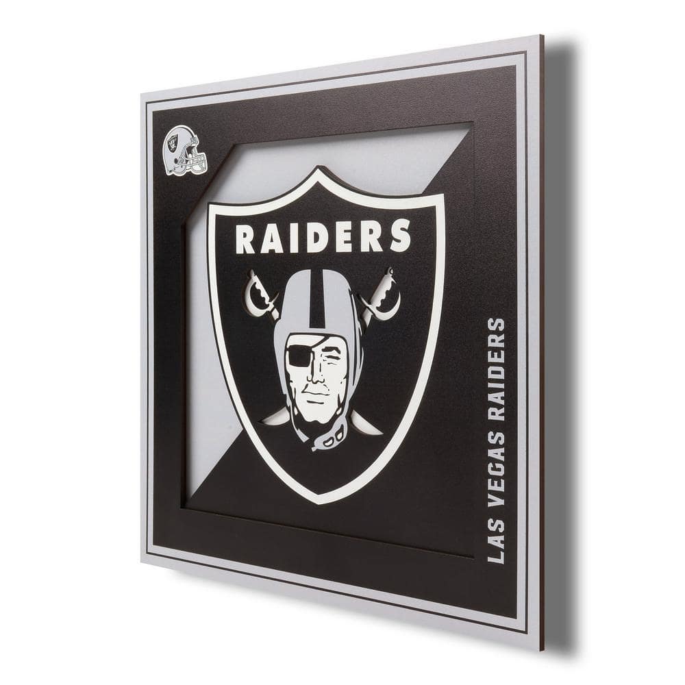 YouTheFan Las Vegas Raiders 3D Logo Wall Art