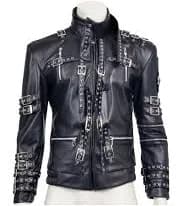 Beat It Michael Jackson Cosplay Costume Jacket Coat Leather Version - Hello Cosplay : Cosplay Costumes :Cosplay Wigs