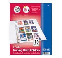 Bazic Products Bazic Sports Card Holder Protector Sheet