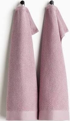 H&M Home Terry Cotton Guest Towels