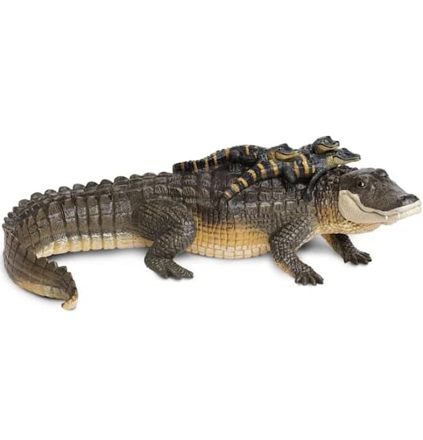 Safari Ltd Alligator with Babies Toy