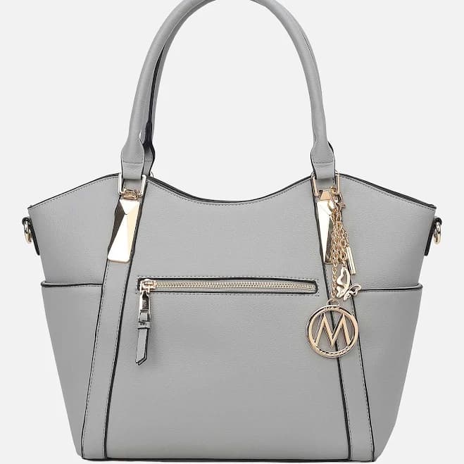 MKF Collection Janise Women's Solid Tote Handbag by Mia K