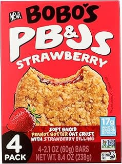 Bobos Oat Bars Bars PB&Js Strawberry 4Pk 8.4 OZ
