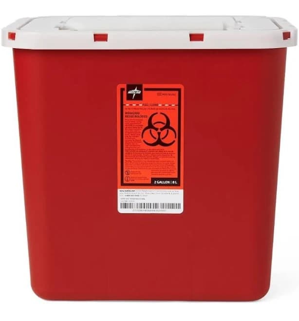 medline Multipurpose Sharps Container mds705202