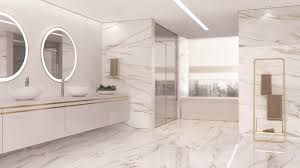 Caledonia Gold Polished Porcelain Tile - White Tile | Floor and Decor