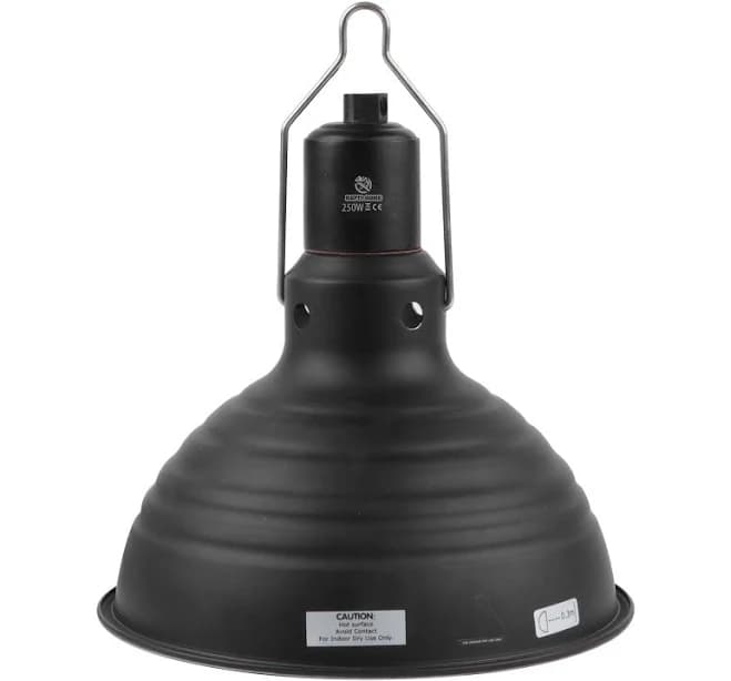 8.5 Inch Reptile Light Fixture Dome Heat Lamp Fixture UVB Heat Bask