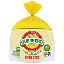 Guerrero Yellow Corn King Size Tortillas