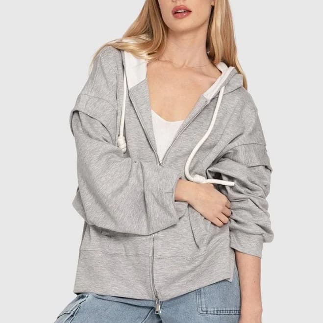 Belle & Bloom Women's No Ordinary Love Zip Hoodie