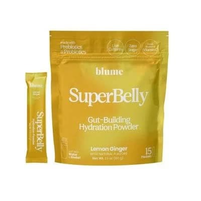 Blume SuperBelly Gut- Building Hydration Powder Lemon Ginger