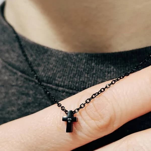 Dainty Stainless Steel Cross Necklace