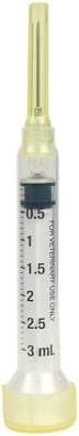 Ideal Disposable Hard-Pack Regular Luer Tip Syringe & Needle Combo