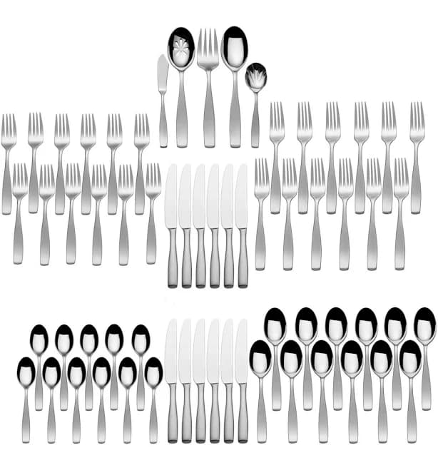Mikasa Satin Loft 65-Piece Flatware Set