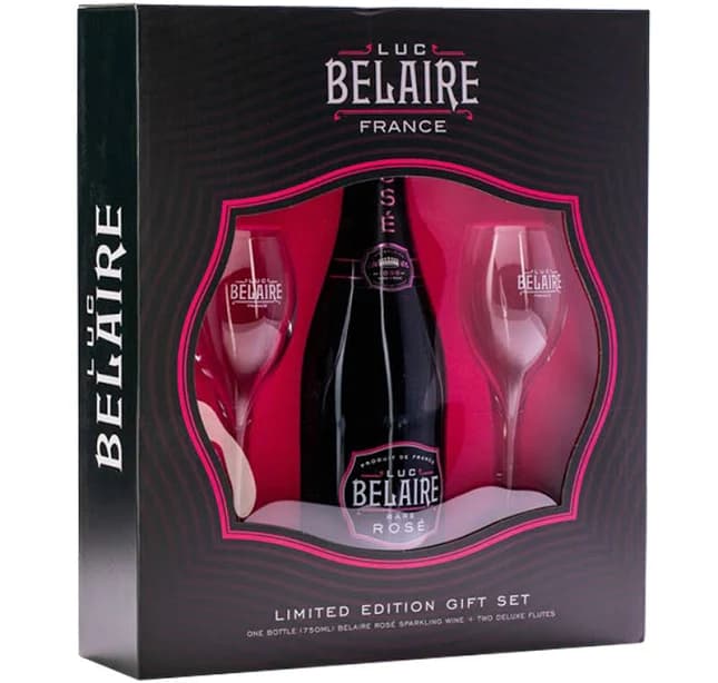 Luc Belaire Rose Gift Set 750ml
