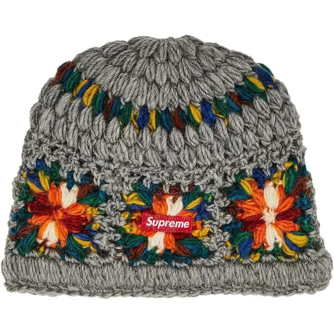 Supreme Men's Crochet Beanie