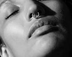 Twisted Silver Septum Ring, Piercing Ring 1mm/18g Delicate Nose Ring, Fit as Tragus, Helix, Cartilage, Daith, Rook, Handmade Septum Jewelry - Etsy